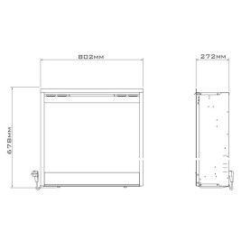 Электрокамин SYMPHONY 30'' DF3020-INT (Dimplex)
