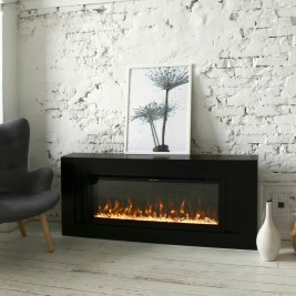 Электрокамин RealFlame Stockholm BLM черный с очагом Saphir 42