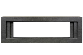 Каминокомплект Line 60 Dark Grey (Разборный) - Темный серый с очагом Vision 60 LED