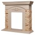 Портал каминный из МДФ RealFlame Neapolis белый дуб, под очаги (Majestic, Fobos, Eugene, 3D Olympic)