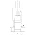 Облицовка DUBAI + топка ECOMONOBLOCCO 66 bifacciale dx (Palazzetti)