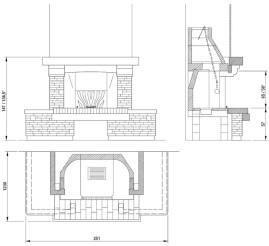 Облицовка COURMAYEUR FULLI-FITTED 116 (Palazzetti)