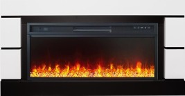 Каминокомплект Modern 42 (Разборный) - Белый с черным с очагом Vision 42 LED