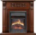 Каминокомплект Venice - Махагон коричневый антик с очагом Majestic FX Black