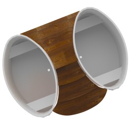 Подиум на 2 купели Bentwood 0,8Х1,42