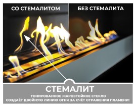 Биокамин Бенет со стемалитом (ZeFire)