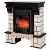 Электрокамин RealFlame Stone AO с очагом Fobos Lux BL, пульт ДУ