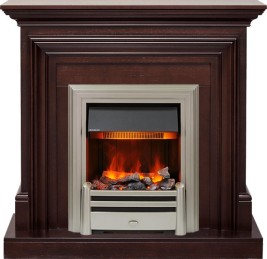 Каминокомплект Bradford - Темный дуб с очагом Chesford