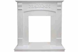 Royal Flame Портал Sorrento угловой - Белый дуб