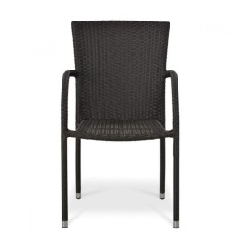 Плетеный стул из искусственного ротанга Y282A-W52 Brown