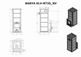 Печь Klover KLV-RT-50-RV J (Жадеит)