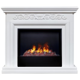 Электрокамин RealFlame Leticia 26 WT белый с очагом 3D Cassette 630