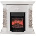 Электрокамин RealFlame Athena GR WT белый с очагом Majestic Lux Black