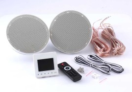 Комплект акустической системы для сауны и хамам, bluetooth, USB, SD «STEAMTEC» TOLO-music system