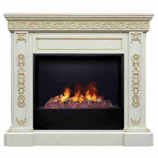 Электрокамин RealFlame Ekaterina 26 WT с очагом 3D Cassette 630