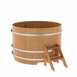Купель круглая из лиственницы d=1,50х1,0 натуральная