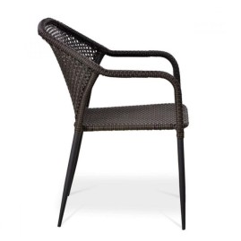 Плетеный стул из искусственного ротанга Y35-W2390 Brown