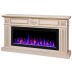 Электрокамин RealFlame Siena 42/BV WT белый дуб с золотой патиной с очагом Saphir 42