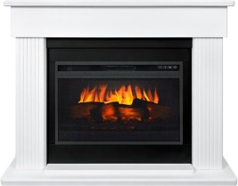 Каминокомплект Mozart SFT (Разборный) - Белый с очагом Vision 26 EF LED 3D FX