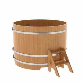 Купель круглая из лиственницы d=1,50х1,1 натуральная