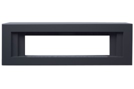 Каминокомплект Line 60 (Разборный) - Серый графит с очагом Vision 60 LOG LED