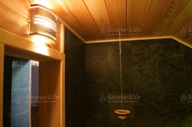Комплект для освещения сауны Harvia Legend Steel (светильник и абажур)