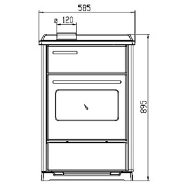 Плита CALOREX 60 N, капучино (Plamen)