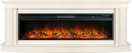 Каминокомплект Rome 60 - Слоновая кость с очагом Vision 60 LOG LED