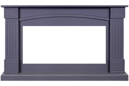 Каминокомплект Boston 42 SFT (Разборный) - Серый графит с очагом Vision 42 LOG LED