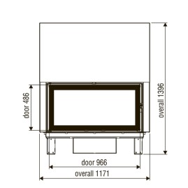 Каминная топка XP0120 SF BG1 (Axis)