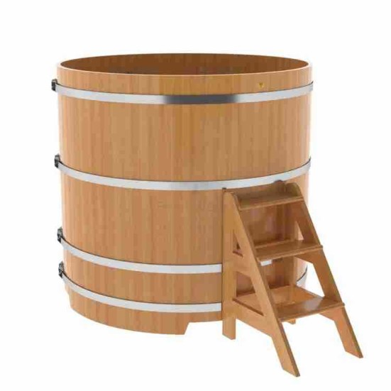 Купель круглая из лиственницы d=1,50х1,4 натуральная