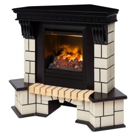 Электрокамин RealFlame Stone Corner STD AO античный дуб с очагом 3D Olympic