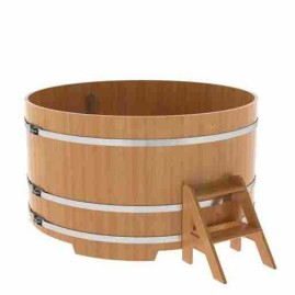 Купель круглая из лиственницы d=1,80х1,0 натуральная