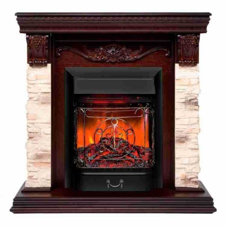 Электрокамин RealFlame Patricia NT орех с Majestic Lux BL
