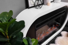 Каминокомплект Ellipse - Черный (ширина 1450 мм) с очагом Vision 42 LED