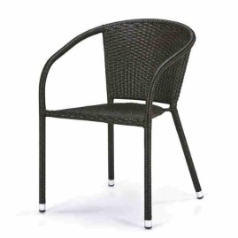 Плетеное кресло из искусственного ротанга Y137C-W53 Brown