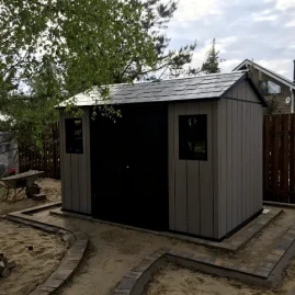 Пластиковый сарай Keter Oakland 1175 SD серый