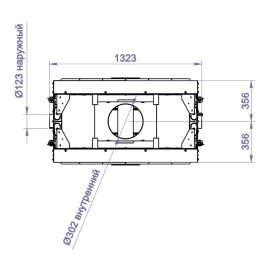 Каминная топка DF 1100B (Stav)