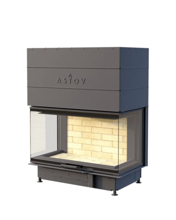 Каминная топка АСТОВ П3C 10057 три стекла