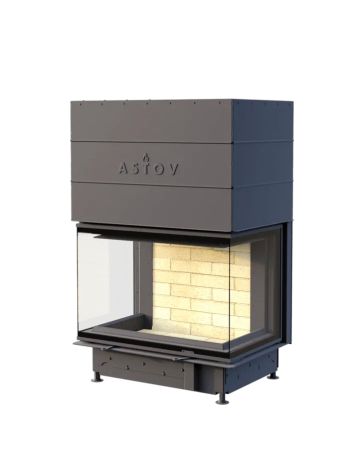 Каминная топка АСТОВ П3C 8457 три стекла