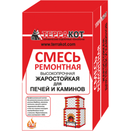 Смесь ремонтная жаростойкая "Терракот", 5 кг