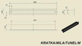 Mila тунель 120х900