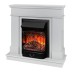 Электрокамин RealFlame Selena STD GR платиновый с очагом Majestic Lux Black