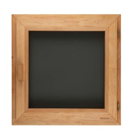 Окно Woodson PRO 60х60 см, стекло серое, ольха