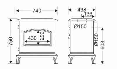 Печь AlSACE 3 Supratherm (Supra)