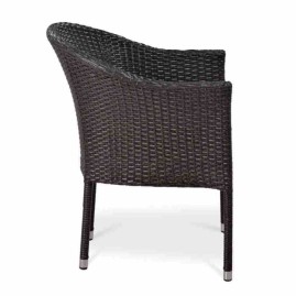 Плетеное кресло из искусственного ротанга Y350G-W53 Brown