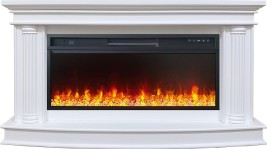Каминокомплект Rome - Белый с очагом Vision 42 LED