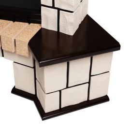 Электрокамин RealFlame Stone Coner AO c Evrika 25,5 LED, звуковая имитация горения