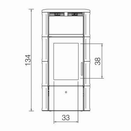 Печь FLAMMA 14 PERGAMENA (EdilKamin)