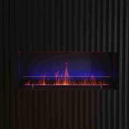 Электрокамин с очагом Schönes Feuer Очаг 3D FireLine 600 Steel + Blue Effect Flame (BASE)